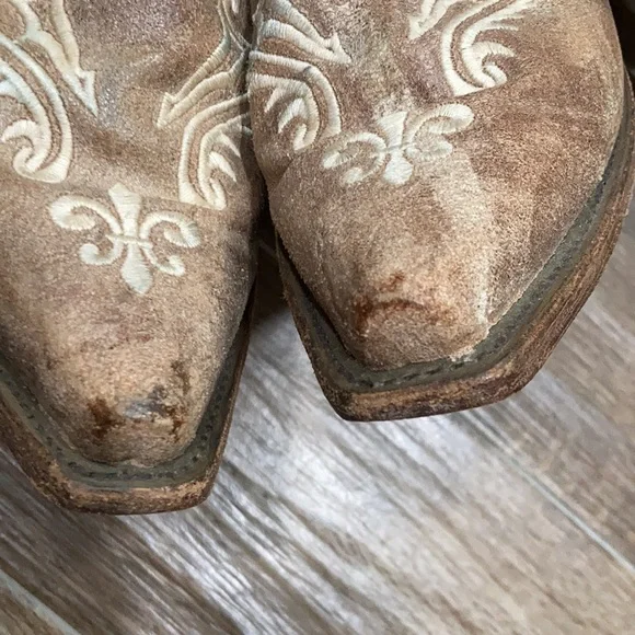 CORRAL Leather Embroider Cowgirl Western Boots sz 8.5 Coastal cowgirl - Picture 7 of 15